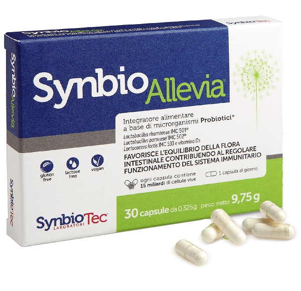 SYNBIOALLEVIA 30 CAPSULE - farmasorriso.com