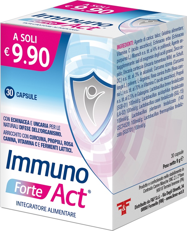 IMMUNO FORTE ACT 30 CAPSULE - farmasorriso.com