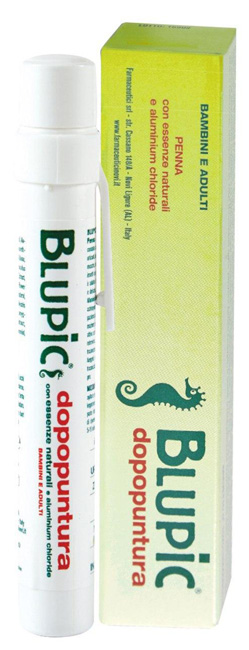 BLUPIC DOPOPUNTURA PENNA CON ESSENZE NATURALI E ALUMINIUM ASTUCCIO - farmasorriso.com