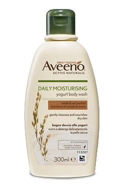 AVEENO BAGNO DOCCIA YOGURT VANIGLIA & AVENA 300 ML - farmasorriso.com