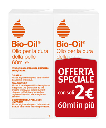BIO-OIL OLIO PER LA CURA DELLA PELLE 2 X 60 ML - farmasorriso.com
