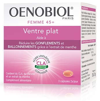 OENOBIOL VENTRE PLAT FEMME 45+ 60 CAPSULE - farmasorriso.com