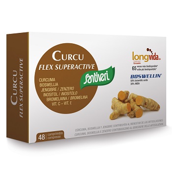CURCU FLEX SUPERACTIVE 48 COMPRESSE - farmasorriso.com
