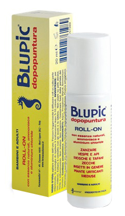 BLUPIC DOPOPUNT ROLL ON CON ESSENZE NATURALI E AMMONIACA ASTUCCIO - farmasorriso.com