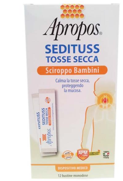 APROPOS SEDITUSS TOSSE SECCA BAMBINI BUSTINE - farmasorriso.com