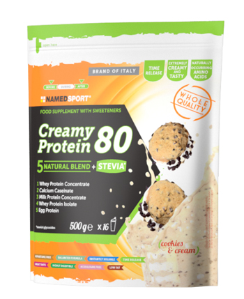 CREAMY PROTEIN 80 COOKIES & CREAM 500 G - farmasorriso.com