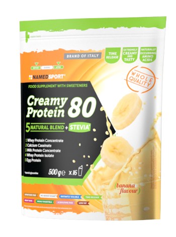 CREAMY PROTEIN 80 BANANA 500 G - farmasorriso.com