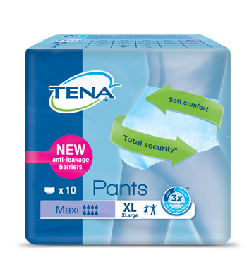 PANNOLONE PULL UP TENA PANTS MAXI TAGLIA EXTRA LARGE 10 PEZZI - farmasorriso.com