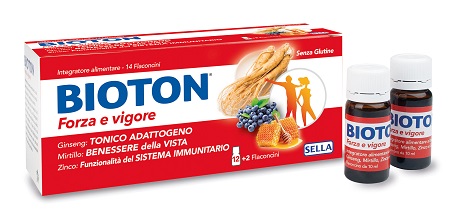BIOTON GINSENG FORZA VIG 14 FLACONCINI - farmasorriso.com