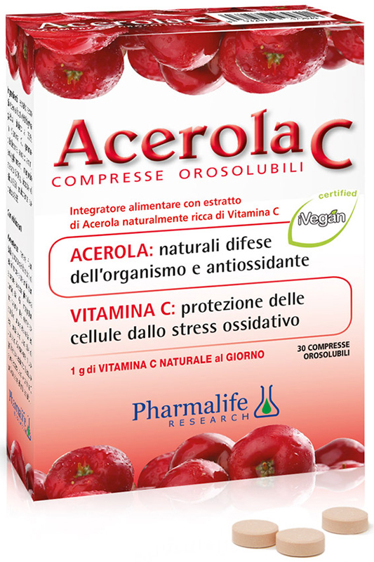 ACEROLA C 30 COMPRESSE OROSOLUBILI - farmasorriso.com