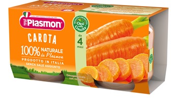 PLASMON OMOGENEIZZATO CAROTA 2 X 80 G - farmasorriso.com