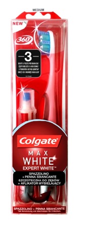 COLGATE EXPERT WHITE SPAZZOLINO + PENNA SBIANCANTE - farmasorriso.com