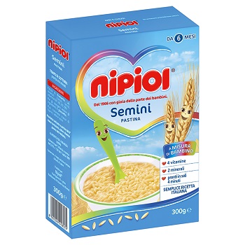 NIPIOL PASTINA SEMINI 300 G - farmasorriso.com