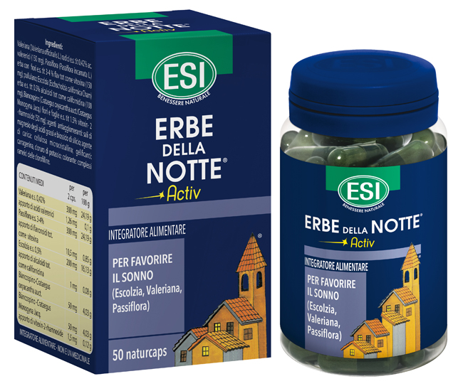 ESI ERBE DELLA NOTTE ACTIV 50 CAPSULE - farmasorriso.com