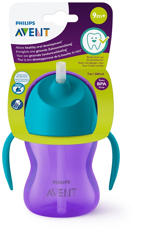 PHILIPS TAZZA COLORATA CON CANNUCCIA FEMMINA 200 ML - farmasorriso.com