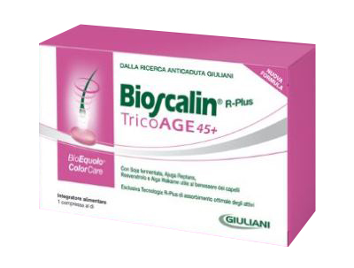 BIOSCALIN TRICOAGE 45+ COMPRESSE 60 COMPRESSE - farmasorriso.com