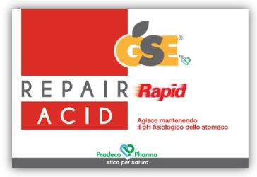 GSE REPAIR RAPID ACID 36 COMPRESSE - farmasorriso.com