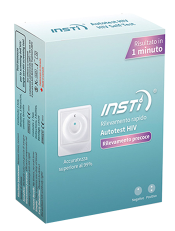 TEST DI AUTODIAGNOSI INSTI HIV INDIVIDUAZIONE ANTICORPI DELL'HIV SCREEN TEST - farmasorriso.com