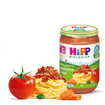 HIPP BIO SPAGHETTINI AL RAGU' 220 G - farmasorriso.com