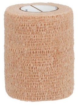 BENDA ELASTICA COMPRESSIVA AUTOADESIVA COBAN 7,5X200CM IN ESTENSIONE 7,5X450CM COLORE CARNE - farmasorriso.com