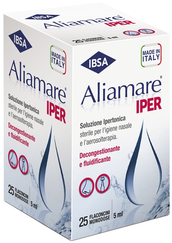 ALIAMARE 25 FLACONCINI IPERTONICI DA 5 ML - farmasorriso.com