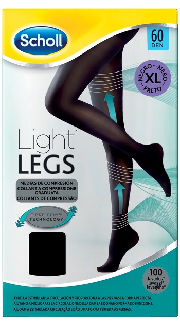 SCHOLL LIGHTLEGS 60 DENARI TAGLIA XL COLORE NERO 1 PAIO - farmasorriso.com