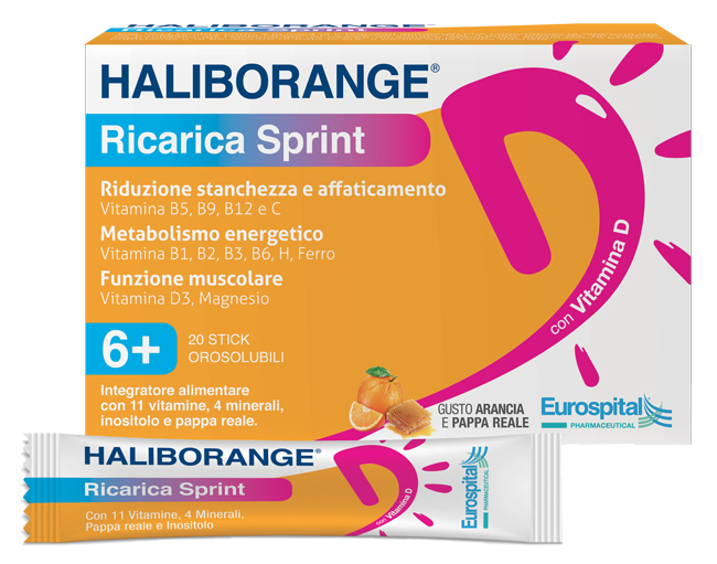 HALIBORANGE RICARICA SPRINT 20 STICK PACK 2 G - farmasorriso.com