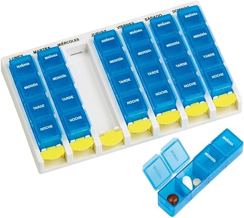 MEDS PORTAPILLOLE SETTIMANALE 4 DOSI MEDS - farmasorriso.com