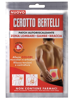 BERTELLI PATCH AUTORISCALDANTE 1 PEZZO - farmasorriso.com