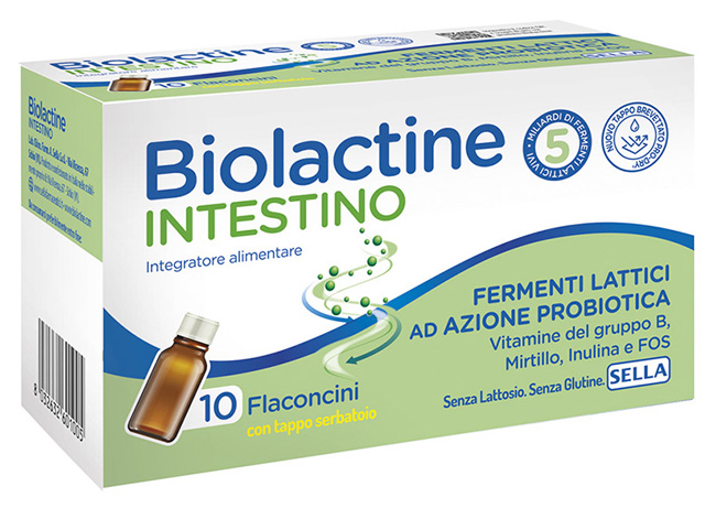 BIOLACTINE INTESTINO 5MLD 10 FLACONCINI 9 ML - farmasorriso.com