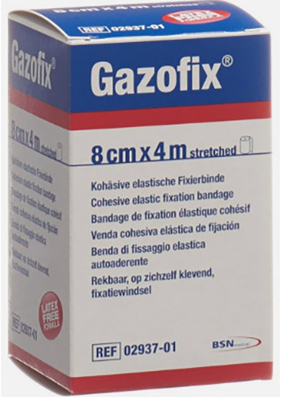 BENDA ELASTICA AUTOADESIVA GAZOFIX 8X400 CM - farmasorriso.com