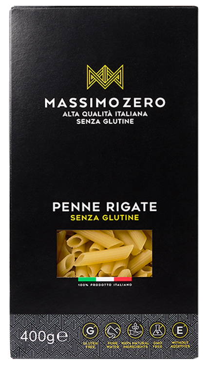 MASSIMO ZERO PENNE RIGATE 400 G - farmasorriso.com