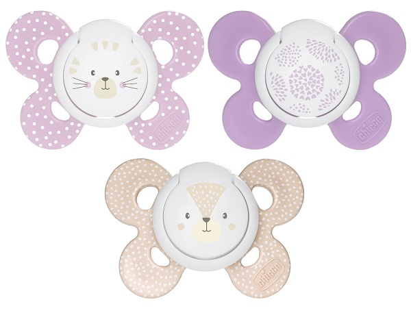 CHICCO SUCCHIETTO COMFORT GIRL IN SILICONE 6-16 MESI 2 PEZZI - farmasorriso.com