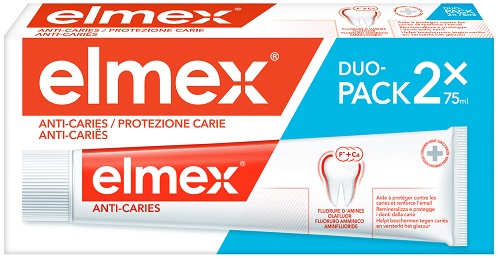 ELMEX PROTEZIONE CARIE 2 X 75 ML - farmasorriso.com