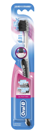 ORALB SPAZZOLINO EXTRA MORBIDO NERO ULTRATHIN - farmasorriso.com