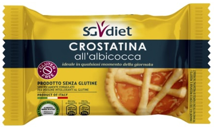 SG DIET CROSTATINA ALL'ALBICOCCA 55 G - farmasorriso.com