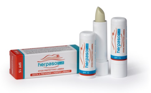 HERPASO PLUS SPF15 STICK PROTETTIVO LABBRA - farmasorriso.com