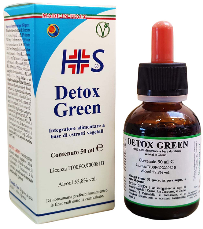 DETOX GREEN GOCCE 50 ML - farmasorriso.com