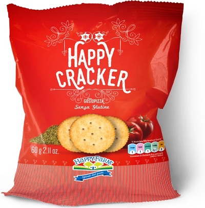 HAPPY FARM HAPPY CRACKERS GUSTO PIZZA 60 G - farmasorriso.com