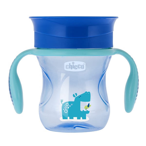 CHICCO TAZZA PERFECT 360 AZZURRA 12 MESI - farmasorriso.com
