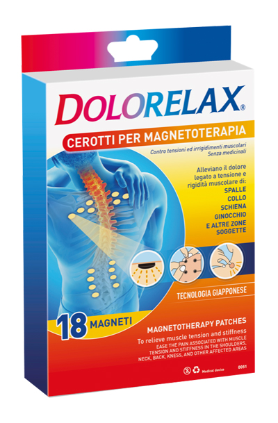 DOLORELAX CEROTTO MAGNETOTERAPIA 18 PEZZI - farmasorriso.com