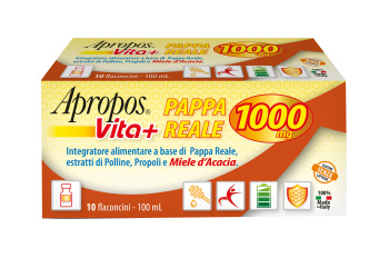 APROPOS VITA+ PAPPA REALE 1000MG 10 FLACONCINI DA 10 ML - farmasorriso.com
