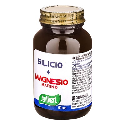 SILICIO + MAGNESIO MARINO 60 CAPSULE 28 G - farmasorriso.com