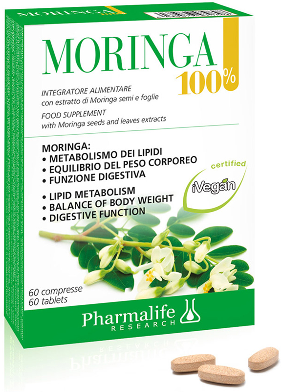 MORINGA 100% 60 COMPRESSE - farmasorriso.com
