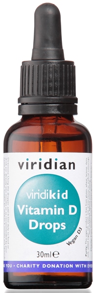VIRIDIAN VIRIDIKID VITAMIN D3 400UI GOCCE 30ML - farmasorriso.com