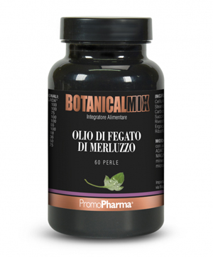 OLIO DI FEGATO DI MERLUZZO BOTANICAL MIX 60 PERLE - farmasorriso.com