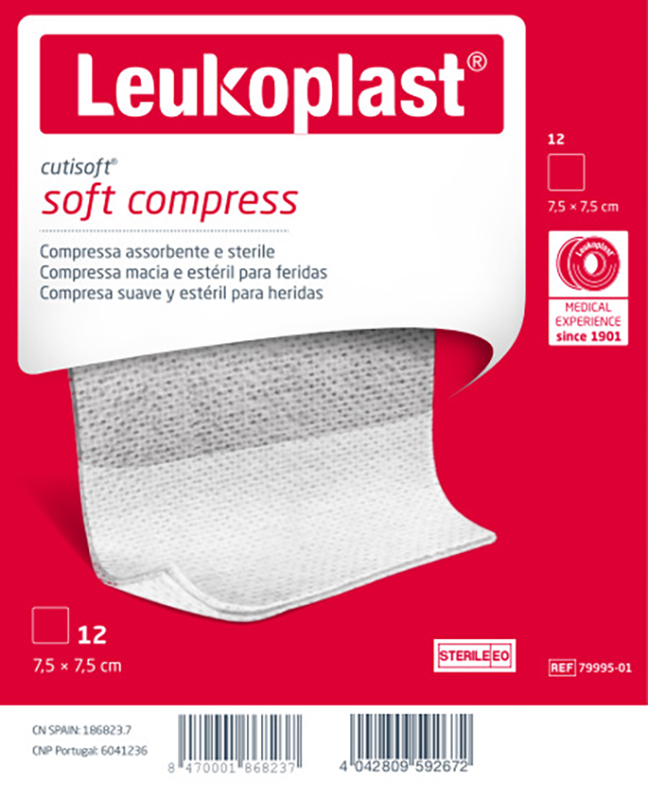 GARZA IDROFILA COMPRESSA CUTISOFT TESSUTO NON TESSUTO 7,5X7,5 CM 12 PEZZI - farmasorriso.com