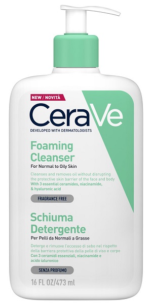 CERAVE SCHIUMA DETERGENTE VISO 473 ML - farmasorriso.com