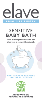 ELAVE BABY BATH DETERGENTE DELICATO CON CAMOMILLA E ALOE VERA BIOLOGICO 400 ML - farmasorriso.com