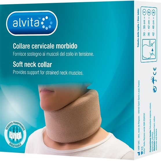 COLLARE CERVICALE ALVITA MORBIDO 3 - farmasorriso.com